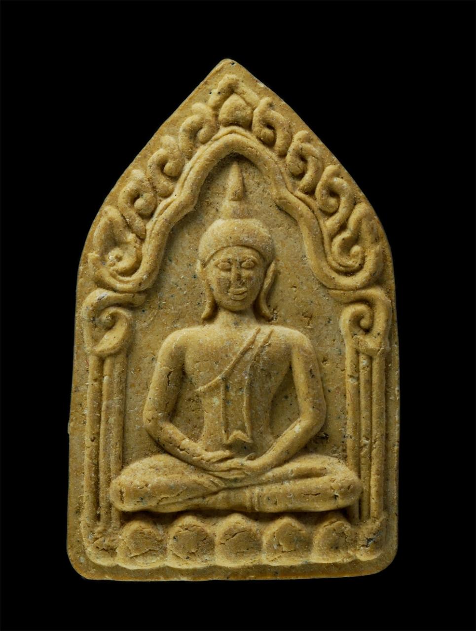 พระผงกล่องขาว17 (163)p.jpg - พระขุนแผน พิมพ์ทรงพลเล็ก ด้านหลังยันต์อุ มีชื่อย่อวัด ว.ต.ป. เนื้อผงพุทธคุณ ผงว่าน ไม่ทราบที่ | https://kamulet.in.th